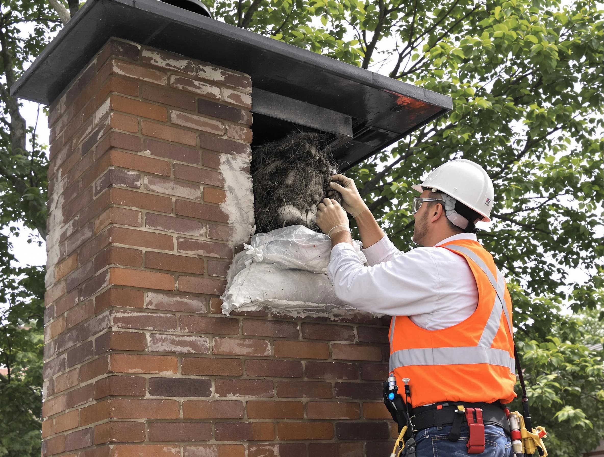 Humane removal of debris and animals by Apache Junction Chimney Sweep in Apache Junction, AZ