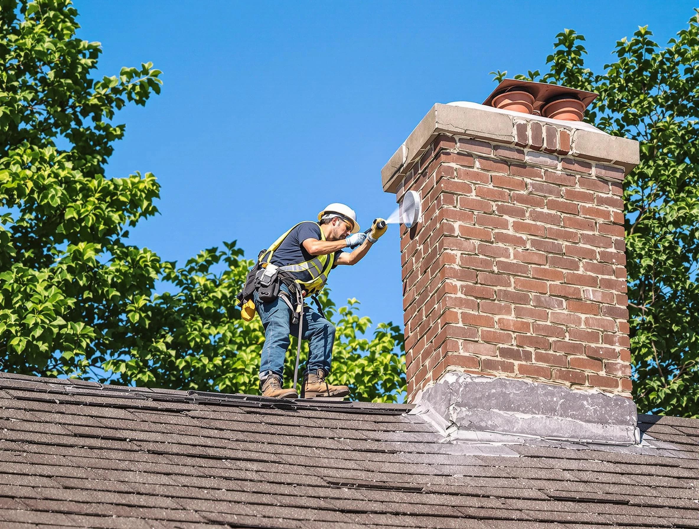 Apache Junction Chimney Sweep performing an inspection with advanced tools in Apache Junction, AZ
