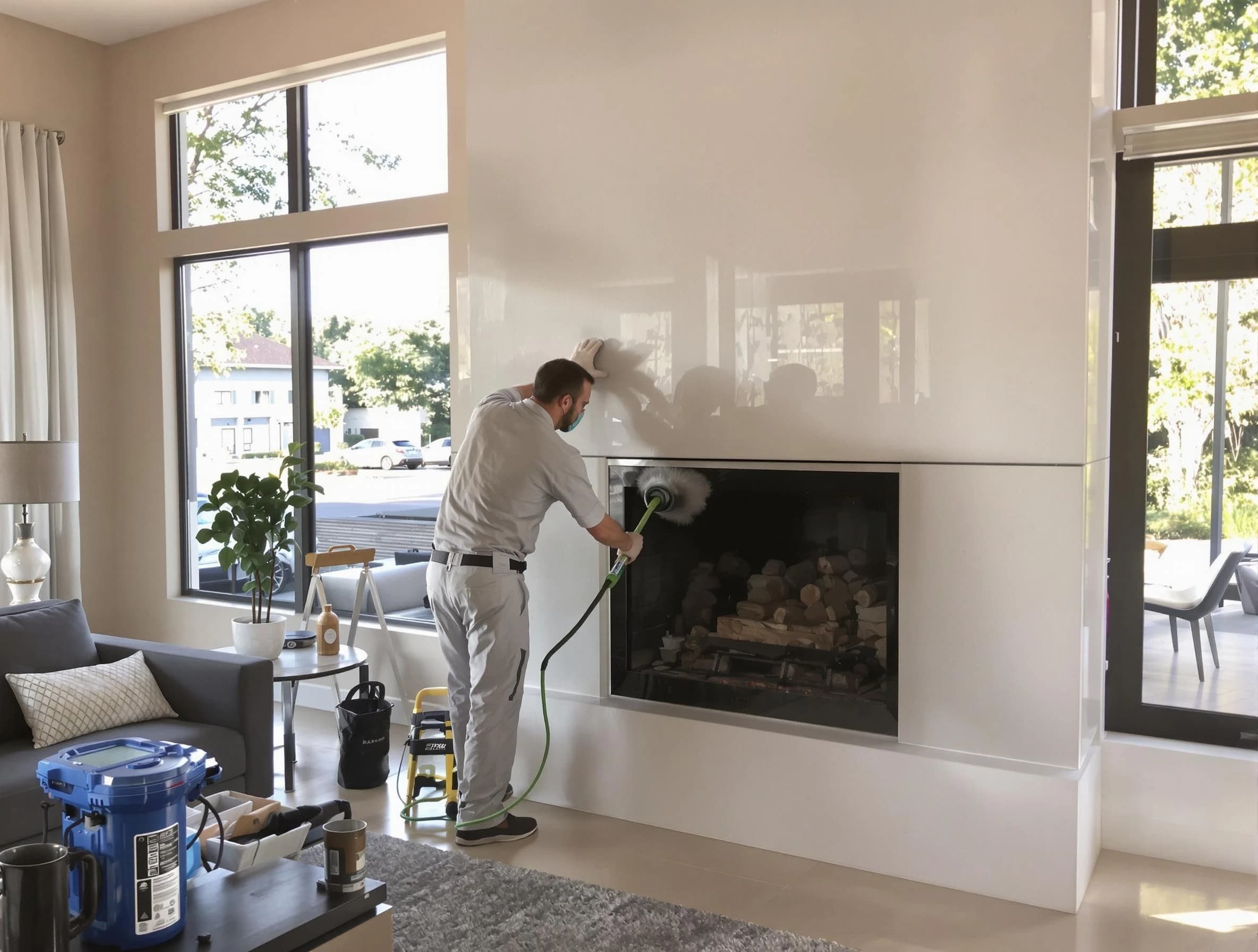 Apache Junction Chimney Sweep performing thorough soot removal in Apache Junction, AZ