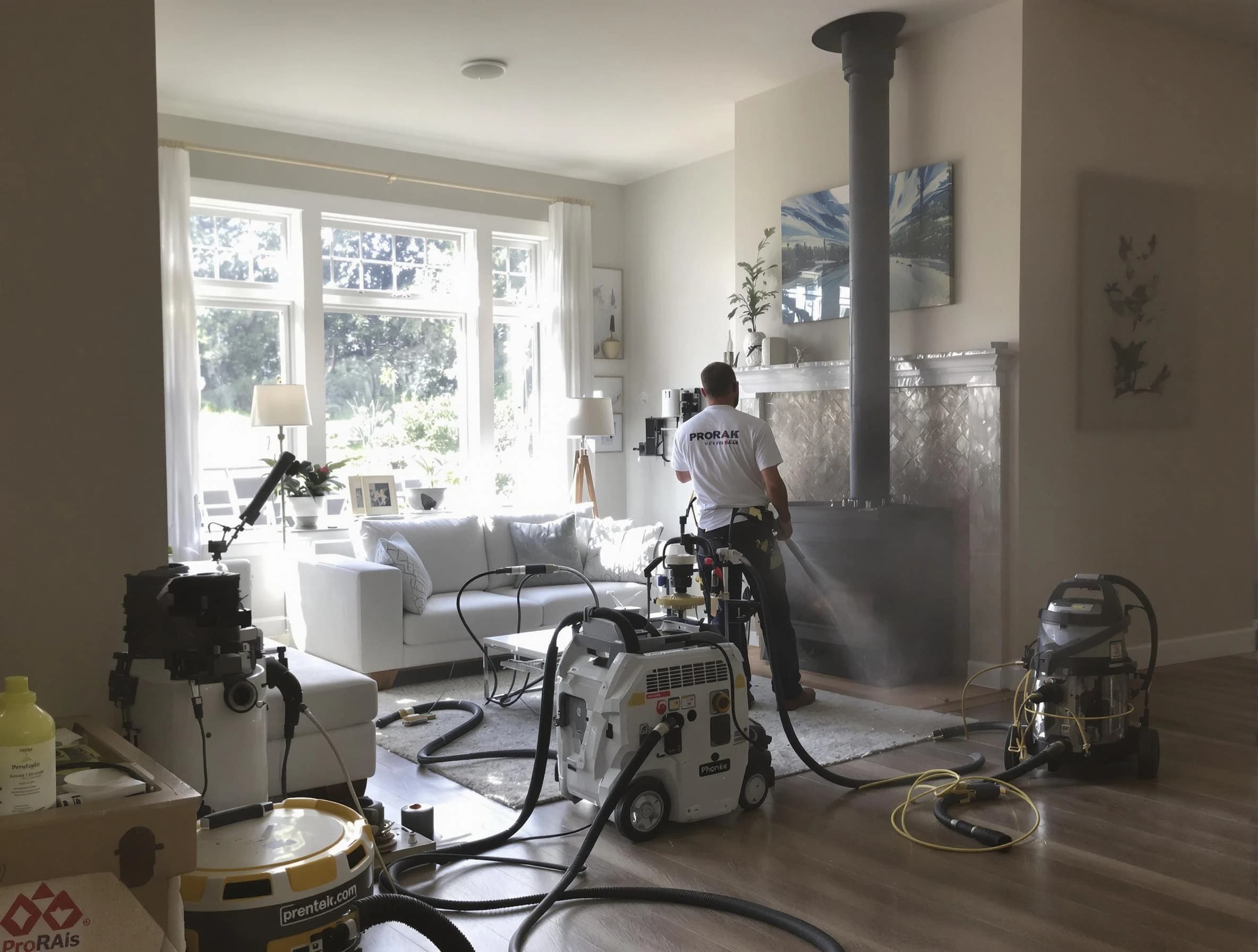 Soot removal service by Apache Junction Chimney Sweep for a fireplace in Apache Junction, AZ