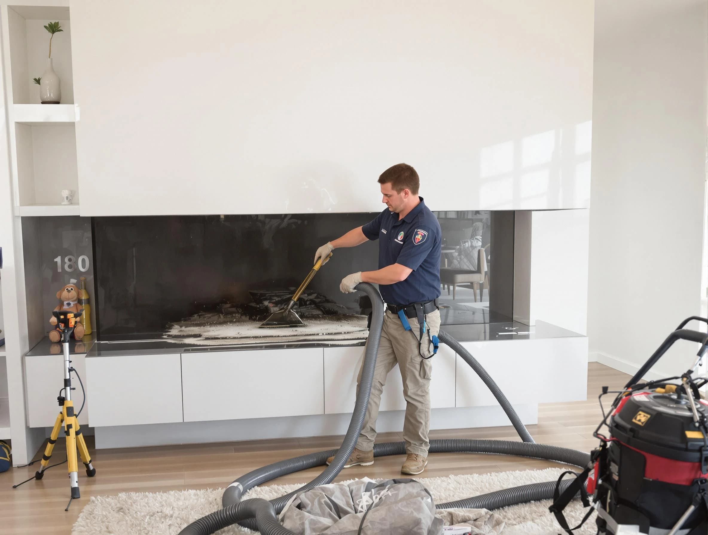 Apache Junction Chimney Sweep technician providing chimney sweeping services in Apache Junction, AZ